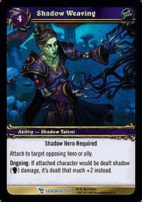 Shadow Weaving - March of the Legion - WoW card