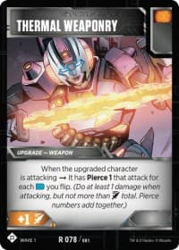 Thermal Weaponry - Wave 1 - Transformers TCG card