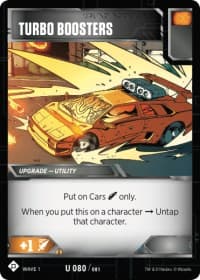 Turbo Boosters - Wave 1 - Transformers TCG card