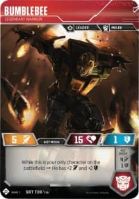 Bumblebee - Legendary Warrior - Wave 1 - Transformers TCG card