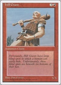 Hill Giant - Fourth Edition - Magic: The Gathering card