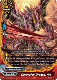 Dimension Dragon, Arl - Dimension Destroyer - Future Card BuddyFight card