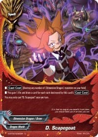 D. Scapegoat - Dimension Destroyer - Future Card BuddyFight card