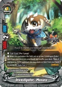 Investigator, Mazuru - Dimension Destroyer - Future Card BuddyFight card