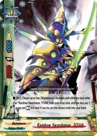 Rainbow Swordsman, TITAN - Dimension Destroyer - Future Card BuddyFight card
