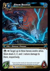 Shem Reznict - March of the Legion - WoW card