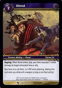 Shred - March of the Legion - WoW card