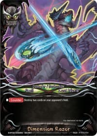 Dimension Razor - Dimension Destroyer - Future Card BuddyFight card