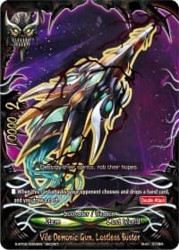 Vile Demonic Gun, Lostless Buster - Dimension Destroyer - Future Card BuddyFight card