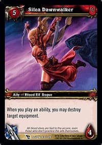 Silea Dawnwalker - March of the Legion - WoW card