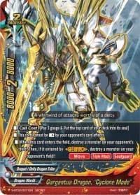 Gargantua Dragon, "Cyclone Mode" (Secret) - Dimension Destroyer - Future Card BuddyFight card
