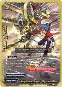 Gargantua Dragon, "Cyclone Mode" (SP) - Dimension Destroyer - Future Card BuddyFight card