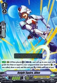 Knight Squire, Allen - V-MB01: PSYqualia Strife - Cardfight Vanguard card