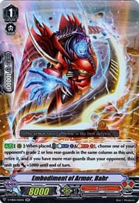 Embodiment of Armor, Bahr - V-MB01: PSYqualia Strife - Cardfight Vanguard card