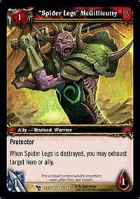 "Spider Legs" McGillicutty - March of the Legion - WoW card