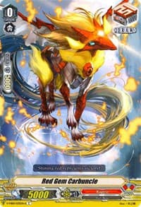 Red Gem Carbuncle - V-MB01: PSYqualia Strife - Cardfight Vanguard card