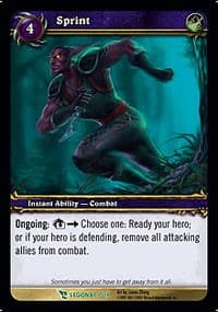 Sprint - March of the Legion - WoW card