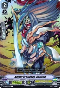 Knight of Silence, Gallatin (Parallel Foil) - V-MB01: PSYqualia Strife - Cardfight Vanguard card