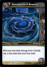 Stormshield of Renewal - March of the Legion - WoW card