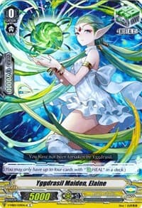 Yggdrasil Maiden, Elaine (Parallel Foil) - V-MB01: PSYqualia Strife - Cardfight Vanguard card