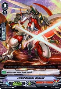 Lizard Runner, Undeux (Parallel Foil) - V-MB01: PSYqualia Strife - Cardfight Vanguard card