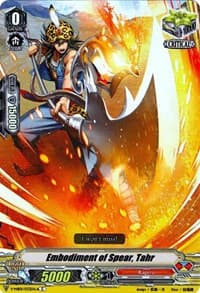 Embodiment of Spear, Tahr (Parallel Foil) - V-MB01: PSYqualia Strife - Cardfight Vanguard card