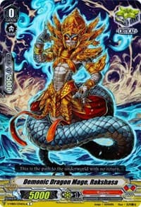 Demonic Dragon Mage, Rakshasa (Parallel Foil) - V-MB01: PSYqualia Strife - Cardfight Vanguard card