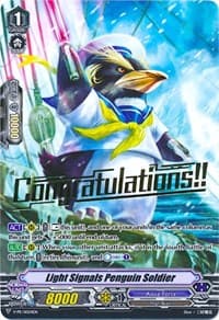 Light Signals Penguin Soldier - V Promo Cards - Cardfight Vanguard card