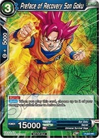 Preface of Recovery Son Goku (Event Pack 2 - 2018) - Promotion Cards - Dragon Ball Super: Masters card