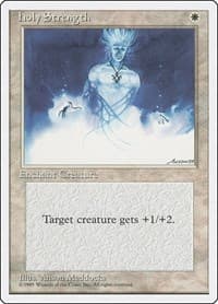 Holy Strength - Fourth Edition - Magic: The Gathering card