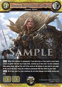 Lazarus, Commander of the Guard - Reckoning of Vashr - Dragoborne card