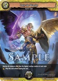 Only the Worthy - Reckoning of Vashr - Dragoborne card