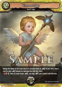Virtuous Light - Reckoning of Vashr - Dragoborne card