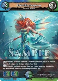 Enthralling Songstress - Reckoning of Vashr - Dragoborne card