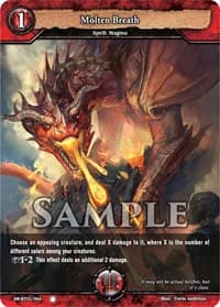 Molten Breath - Reckoning of Vashr - Dragoborne card