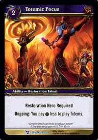 Totemic Focus - March of the Legion - WoW card