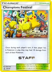 Champions Festival - SM148 (World Championships 2018) [Staff] - SM Promos - Pokemon card