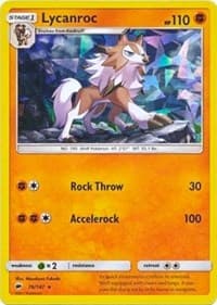 Lycanroc - 76/147 (Cracked Ice Holo) - Deck Exclusives - Pokemon card