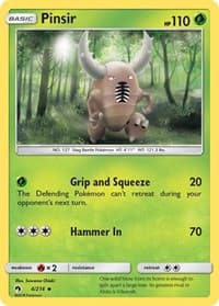 Pinsir - SM - Lost Thunder - Pokemon card