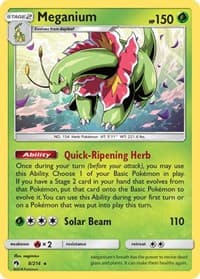 Meganium - SM - Lost Thunder - Pokemon card