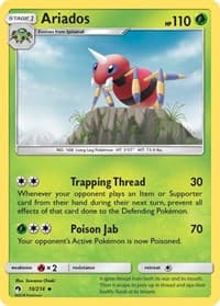 Ariados - SM - Lost Thunder - Pokemon card