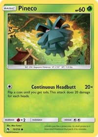 Pineco - SM - Lost Thunder - Pokemon card