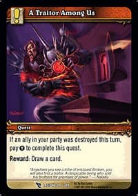 Traitor Among Us, A - March of the Legion - WoW card