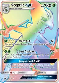 Sceptile GX (Secret) - SM - Lost Thunder - Pokemon card