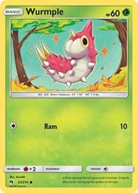 Wurmple (23) - SM - Lost Thunder - Pokemon card