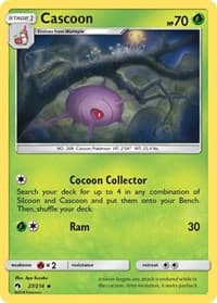 Cascoon - SM - Lost Thunder - Pokemon card