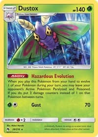 Dustox - SM - Lost Thunder - Pokemon card