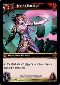 Trytha Darksun - March of the Legion - WoW card
