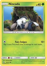 Nincada - SM - Lost Thunder - Pokemon card