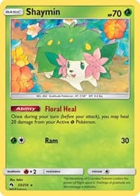 Shaymin - SM - Lost Thunder - Pokemon card